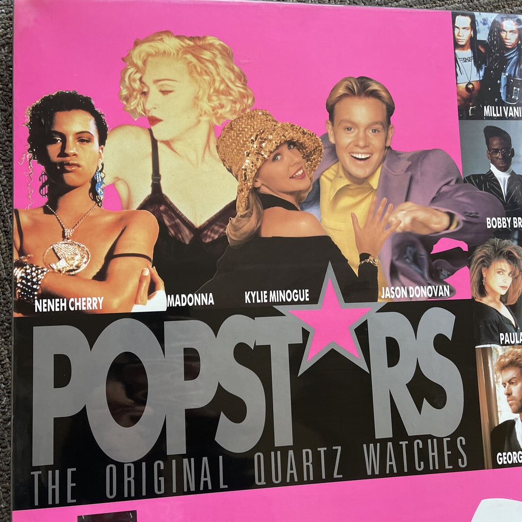 1990s MADONNA Michael Jackson Record Store Pop Stars Watch Promo POSTER Display1