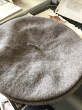 Gray Or Beige wool beret small Macy’s NWT0
