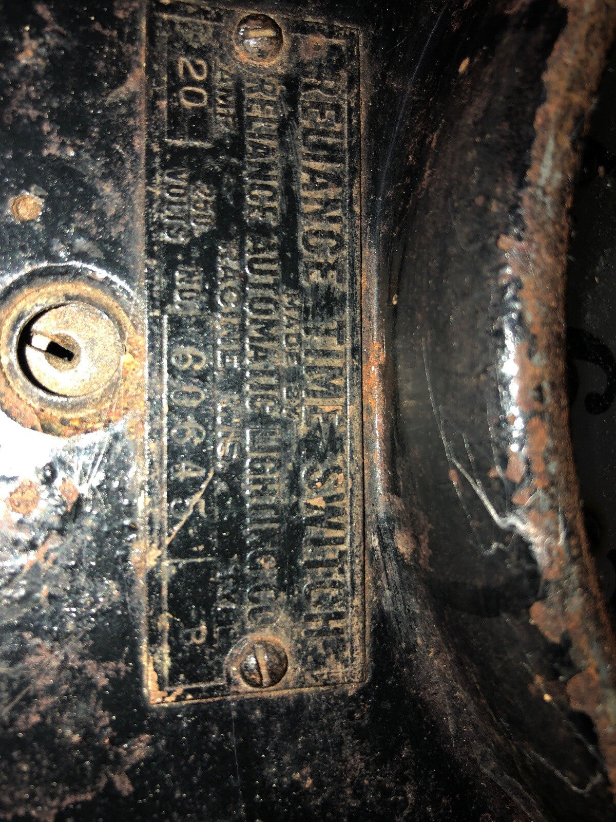 Antique Vintage Reliance Automatic Lighting -Time Switch No. 60645 Type B1