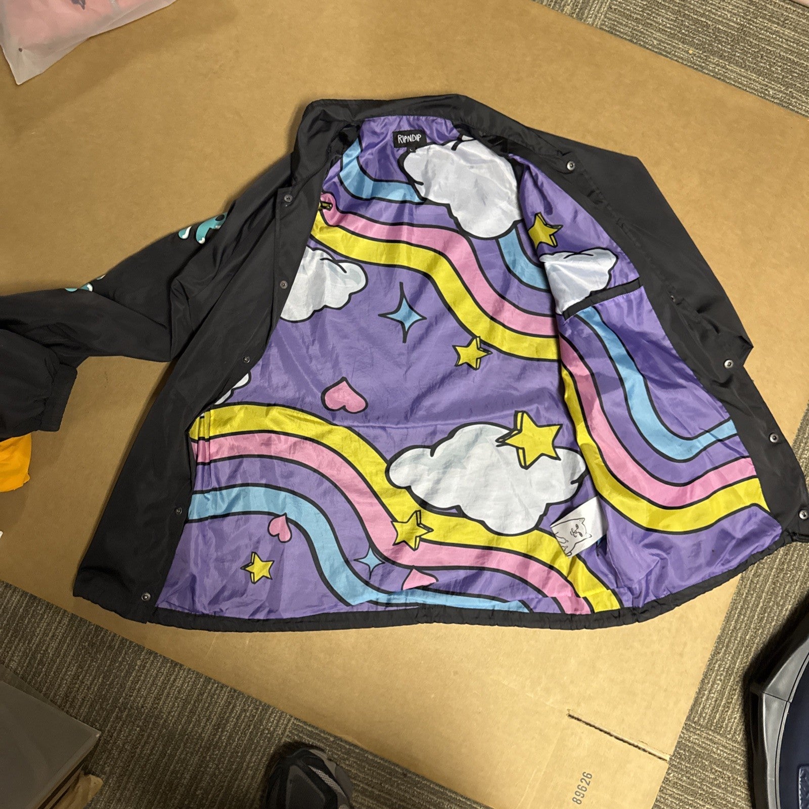 RipnDip Must Be Nice Windbreaker Jacket Size L Lightweight Streetwear Coat5