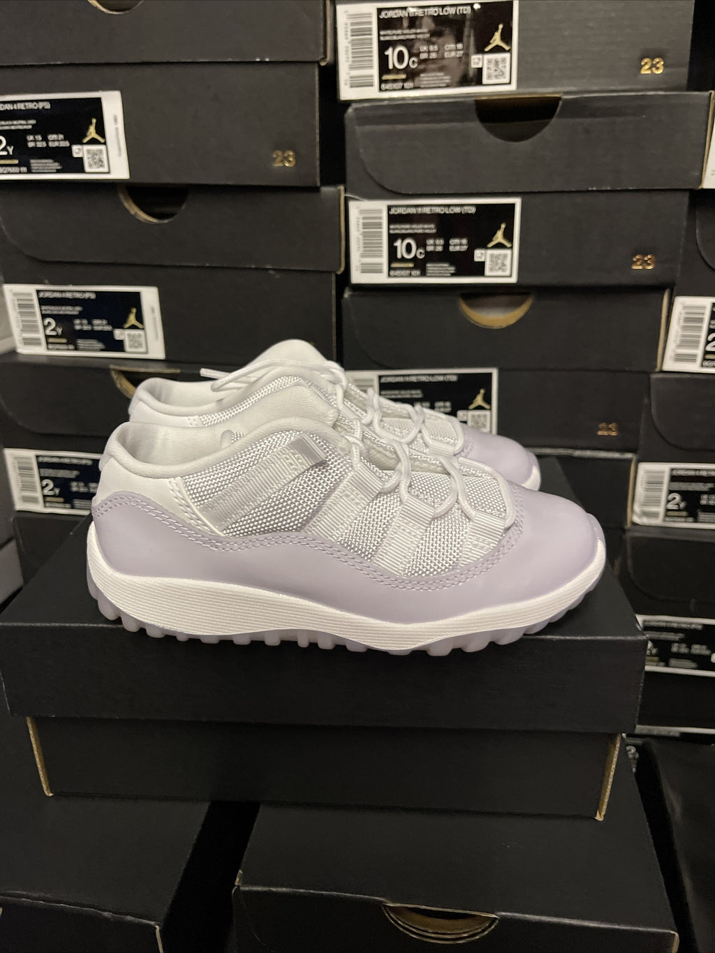 645107-101 Toddlers Air Jordan Retro 11 Low (TD) 'Pure Violet' Size 10c4