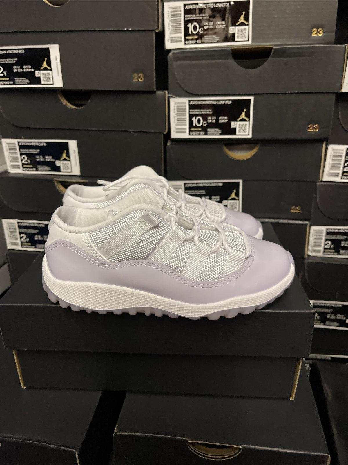 645107-101 Toddlers Air Jordan Retro 11 Low (TD) 'Pure Violet' Size 10c4