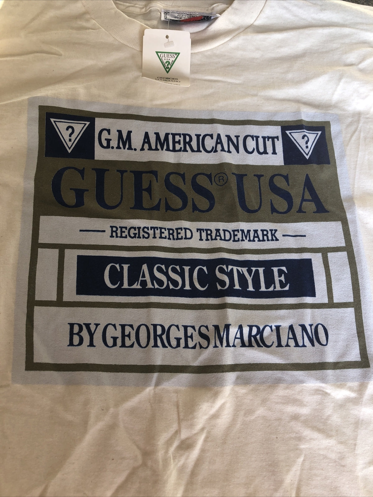 Vintage 90s NOS Guess By Georges Marciano Shirt Size L1