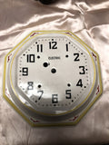 Vintage ELECTRIC Ceramic Wall Clock Face Only For Parts/Repair0