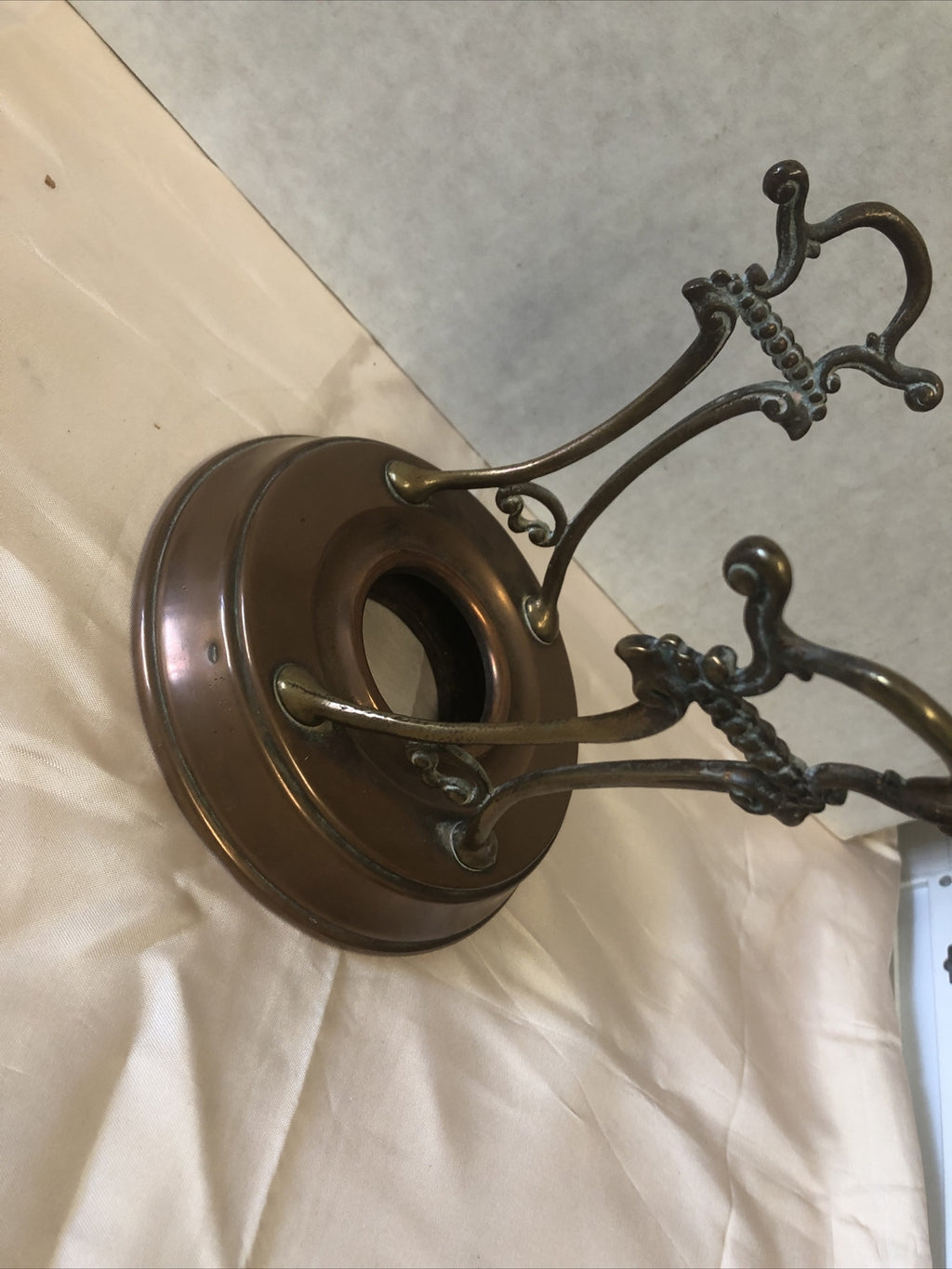 Antique S&C Trade Mark Copper Teapot With Stand & Burner6
