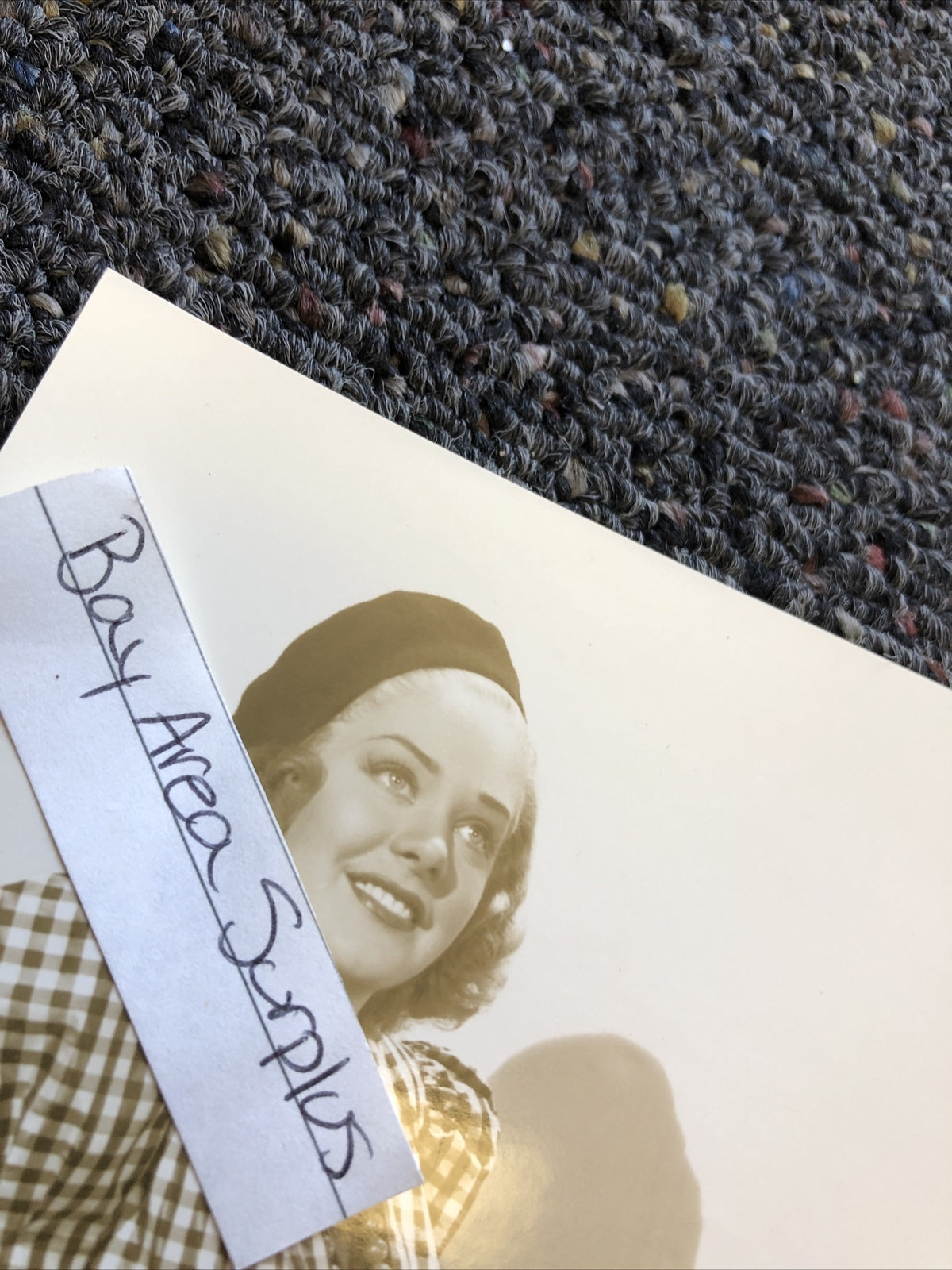 Rare Original Unpublished Photo Of ALICE FAYE Photograph Glamour Shot 8”x6”6