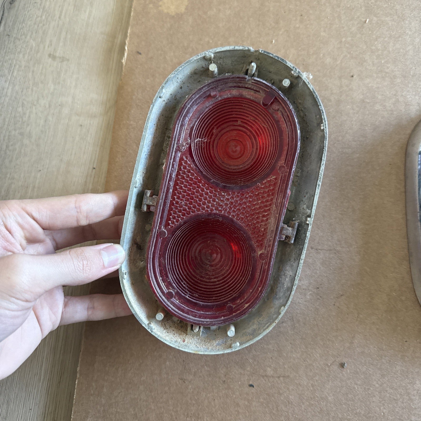 1950- 1952 Buick Tail Lights Lenses- Bezels Genuine Used Original4