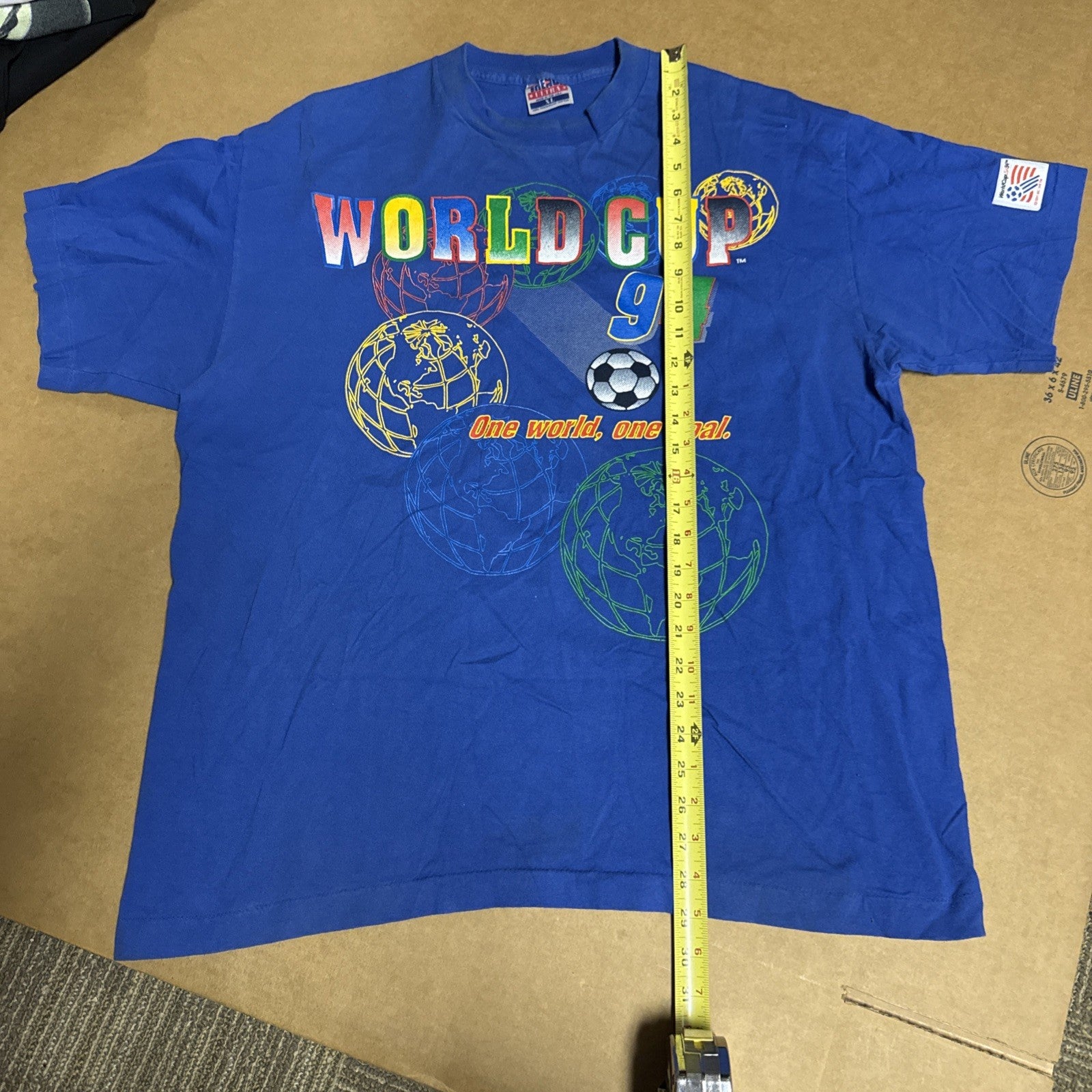 Vintage World Cup 1994 One World One Goal All Over Print American X-Large XL4