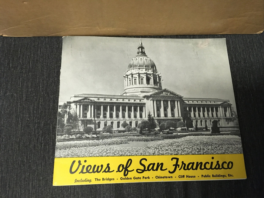 60s Souveir View Book Of San Francisco E. A. Burbank Great Looking0