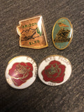 Vintage Lot of 4 ELKS Arizona Elks Float Pins 1982’s & 1985’s Pins0