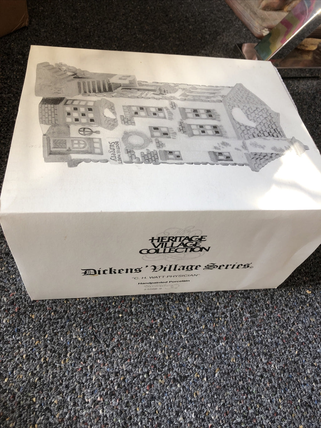 DEPARTMENT 56 DICKENS VILLAGE "C.H. WATT PHYSICIAN" W/BOX0