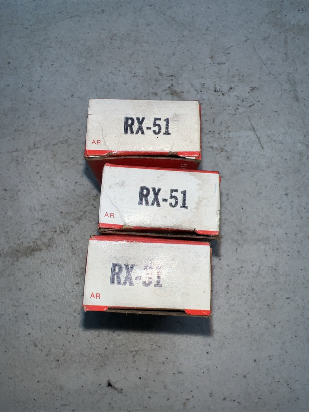 Lot of 3 Vintage RX-51 RX-31 Ignition Contact Point Sets NOS Auto Parts0