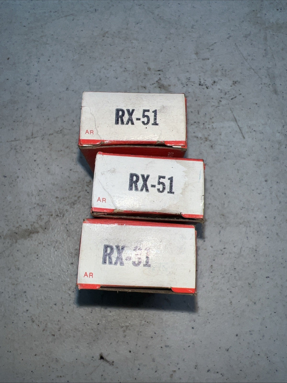 Lot of 3 Vintage RX-51 RX-31 Ignition Contact Point Sets NOS Auto Parts0