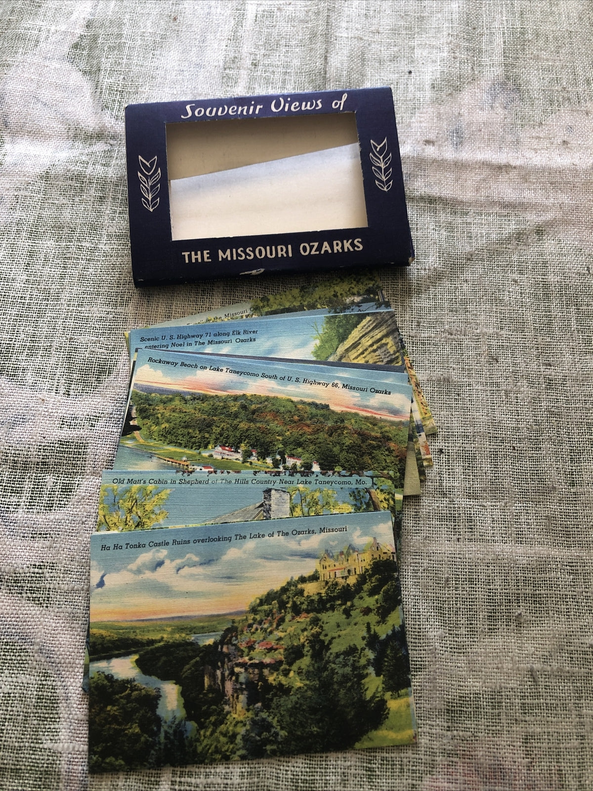 Vintage Souvenir Views of The Missouri Ozarks0