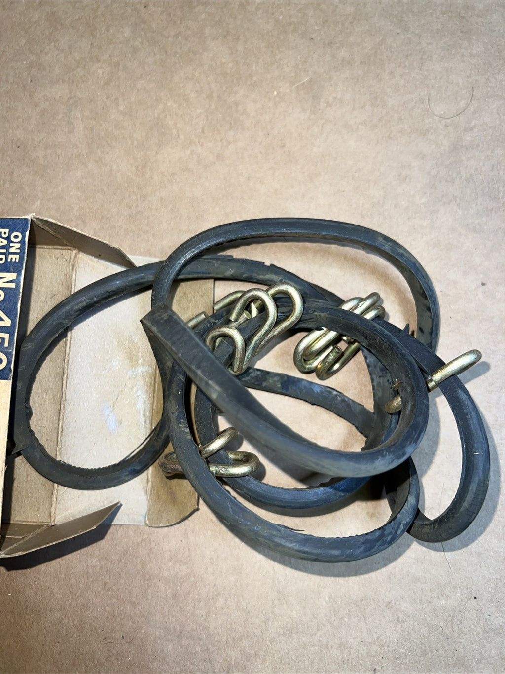 NOS VINTAGE CAMEL MOLDED RUBBER TIRE CHAIN ADJUSTERS USA1
