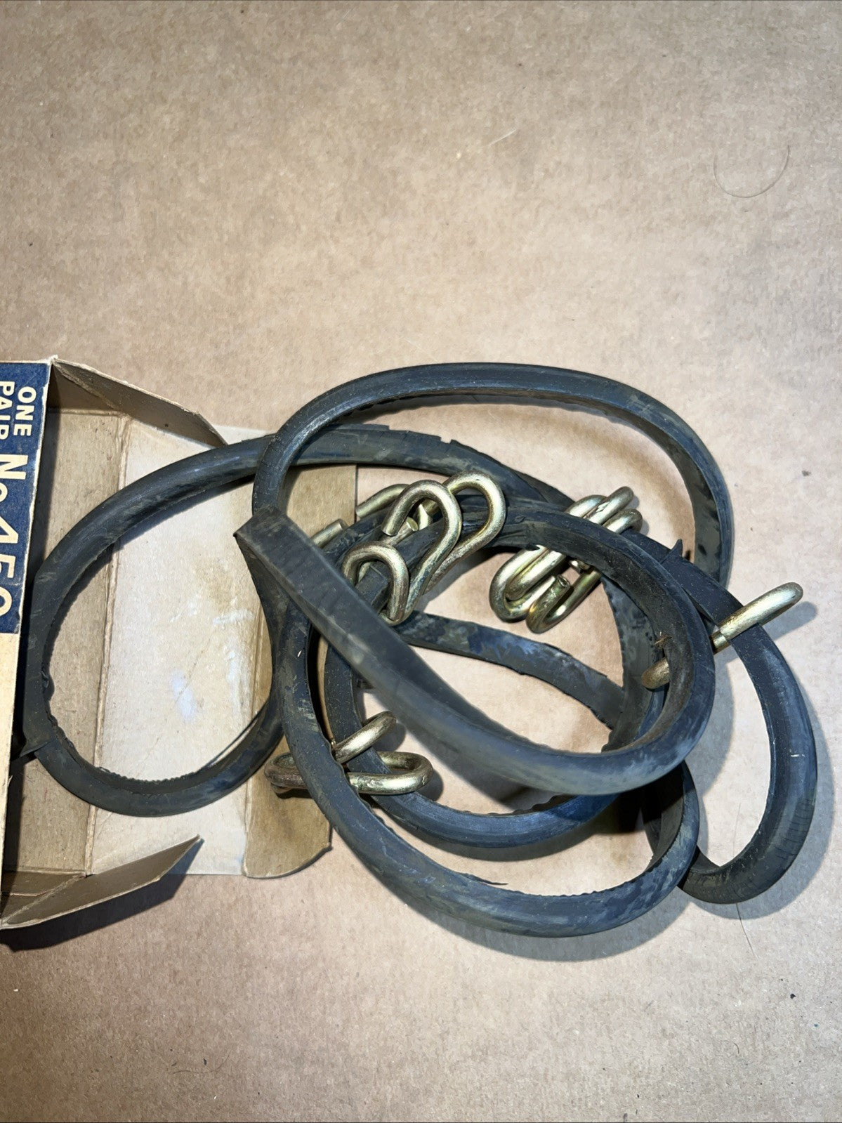 NOS VINTAGE CAMEL MOLDED RUBBER TIRE CHAIN ADJUSTERS USA1
