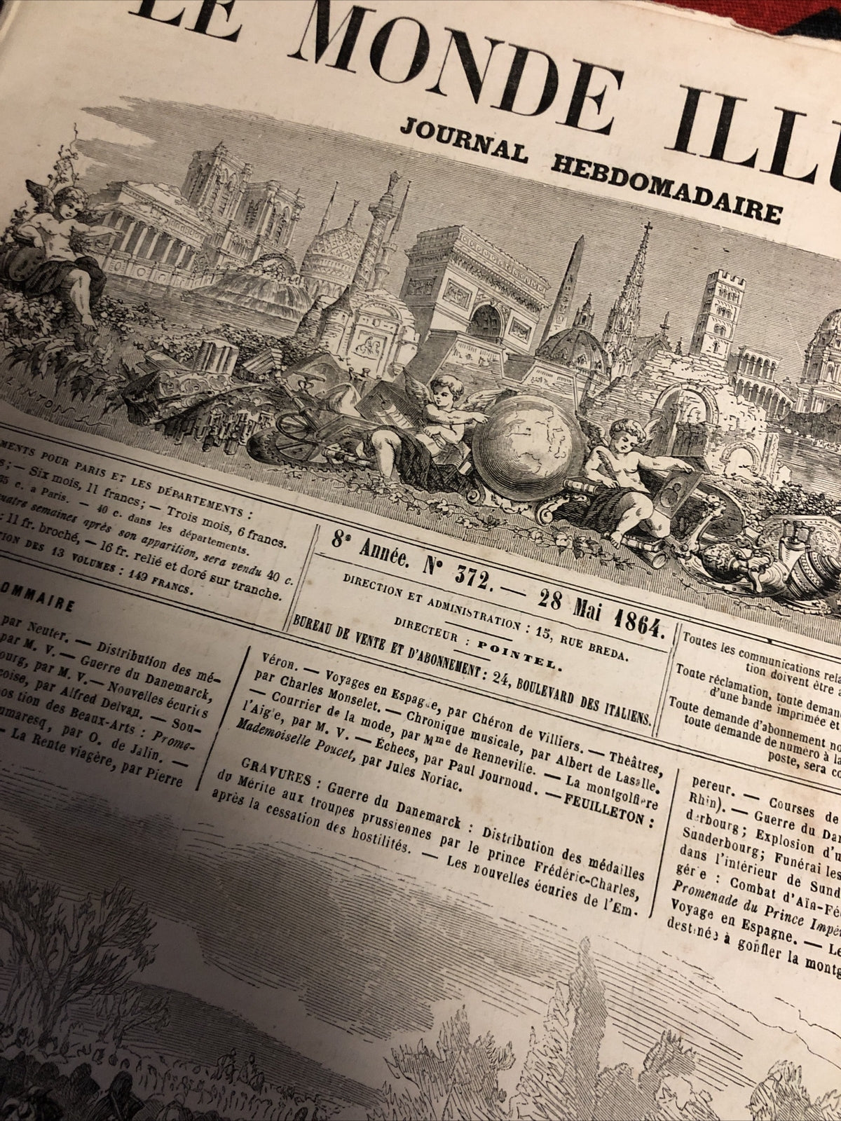 Le Monde Illustre Journal Hebdomadaire 1864-68 Lot Of 55 Issues Civil War Era4