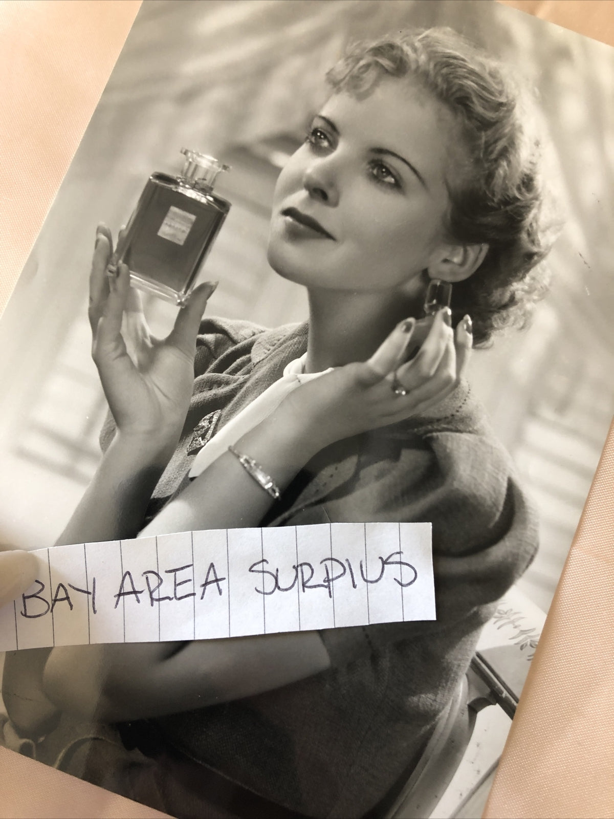 RARE Original Unpublished Photo Of Ida Lupino Glamour Photograph Hollywood 7”x5”5
