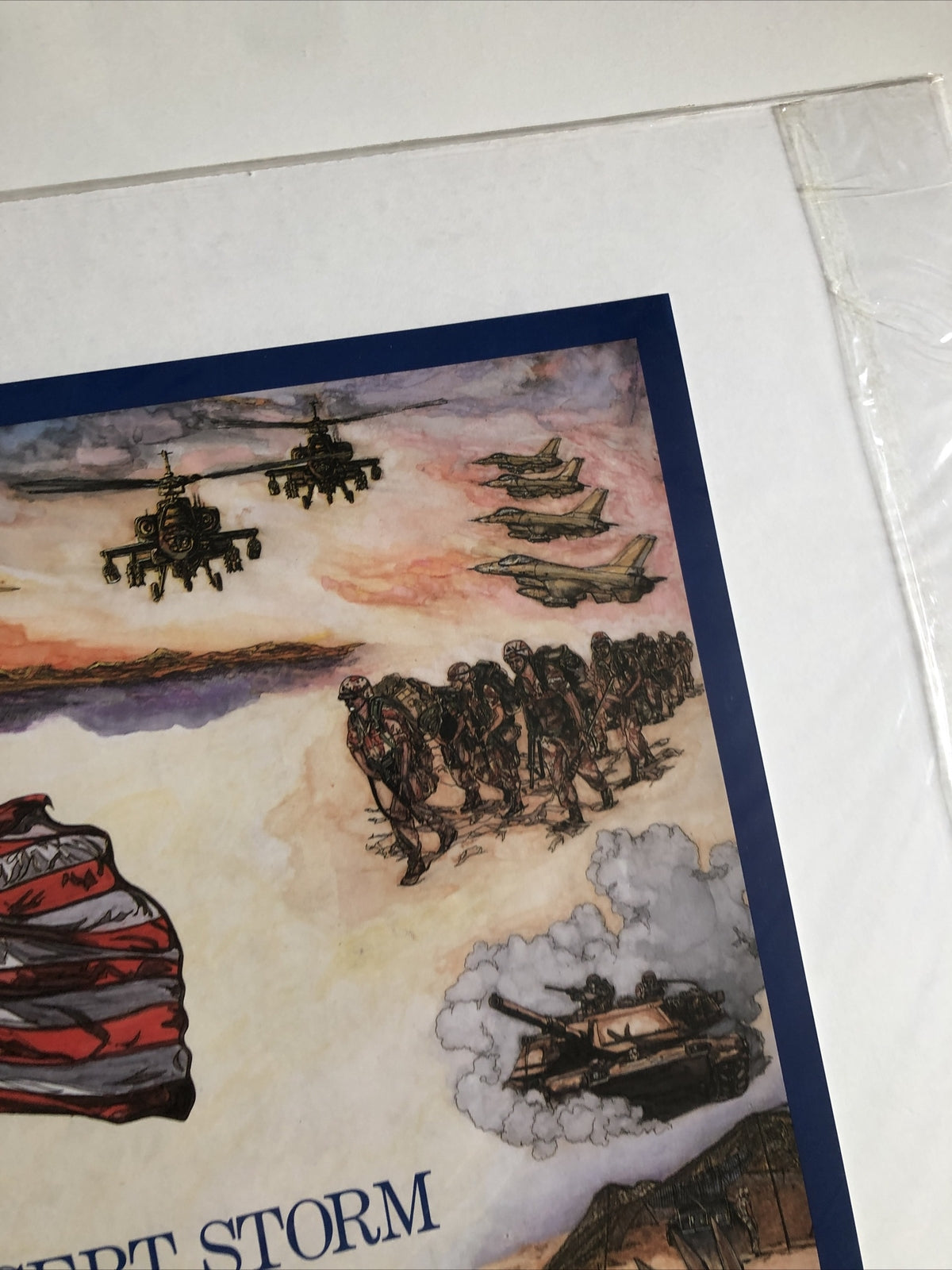 OPERATION DESERT STORM PERSIAN GULF 1991 U.S Allegiance Inc. 20”x16” Poster5