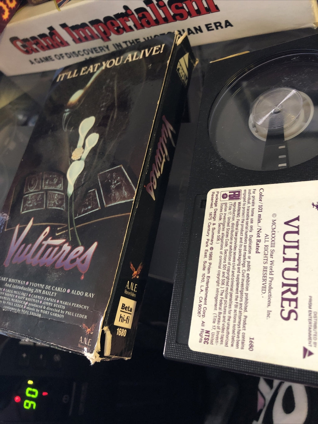 Vultures Beta Tape Not VHS, 1994 Very Rare OOP Horror Stuart Whitman5