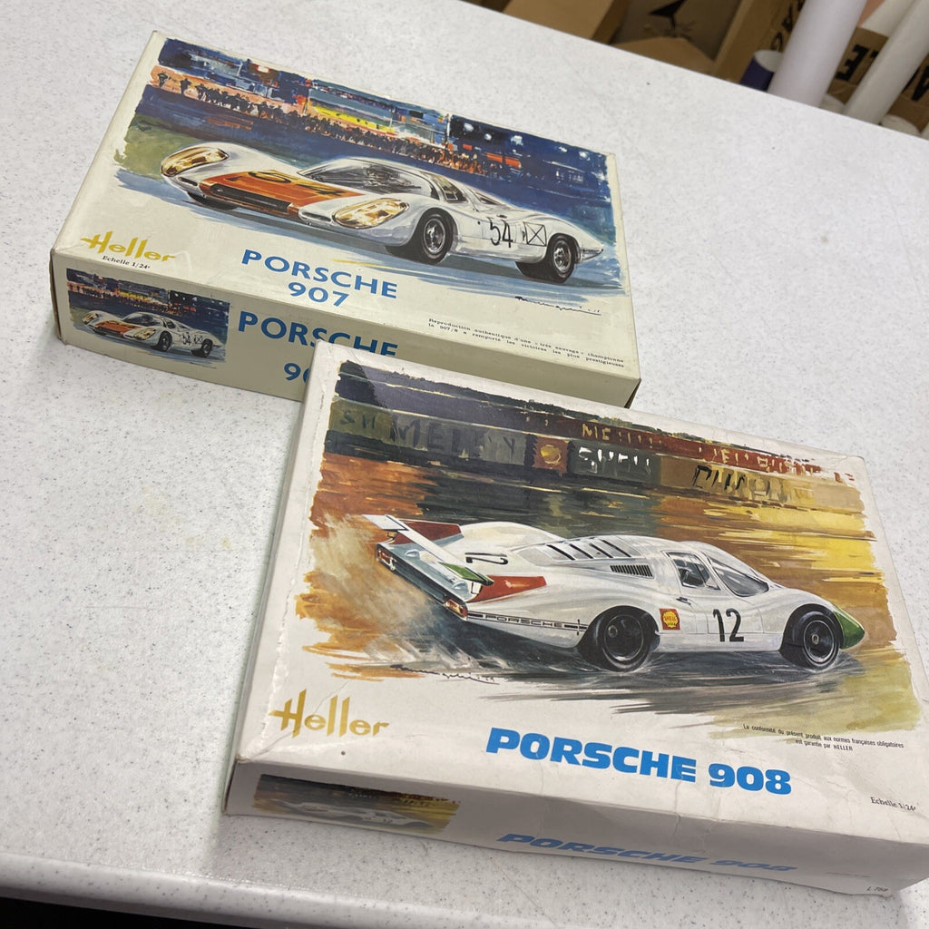 Heller 1/24 PORSCHE 908 907 Kit in box rare Long Tail 1968-1969 looks good7
