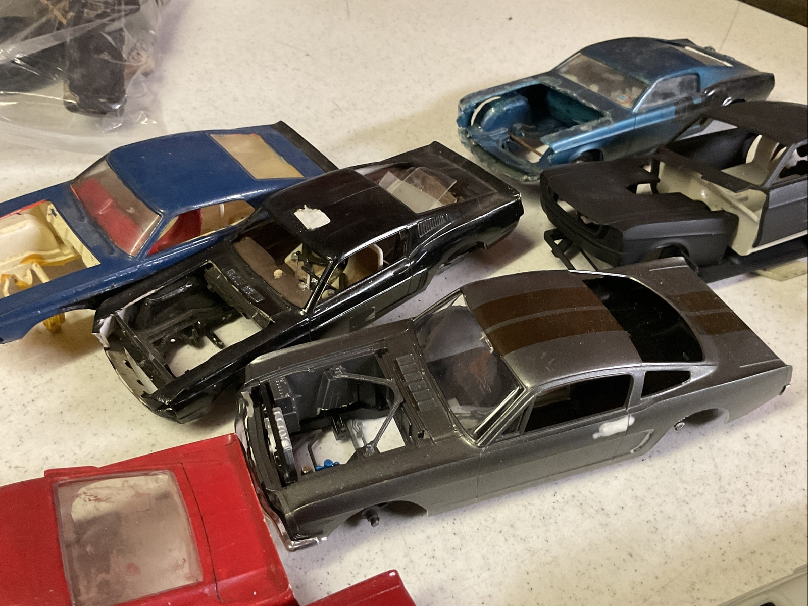 Vintage Car Model Junkyard  /restoration project Body Lot8