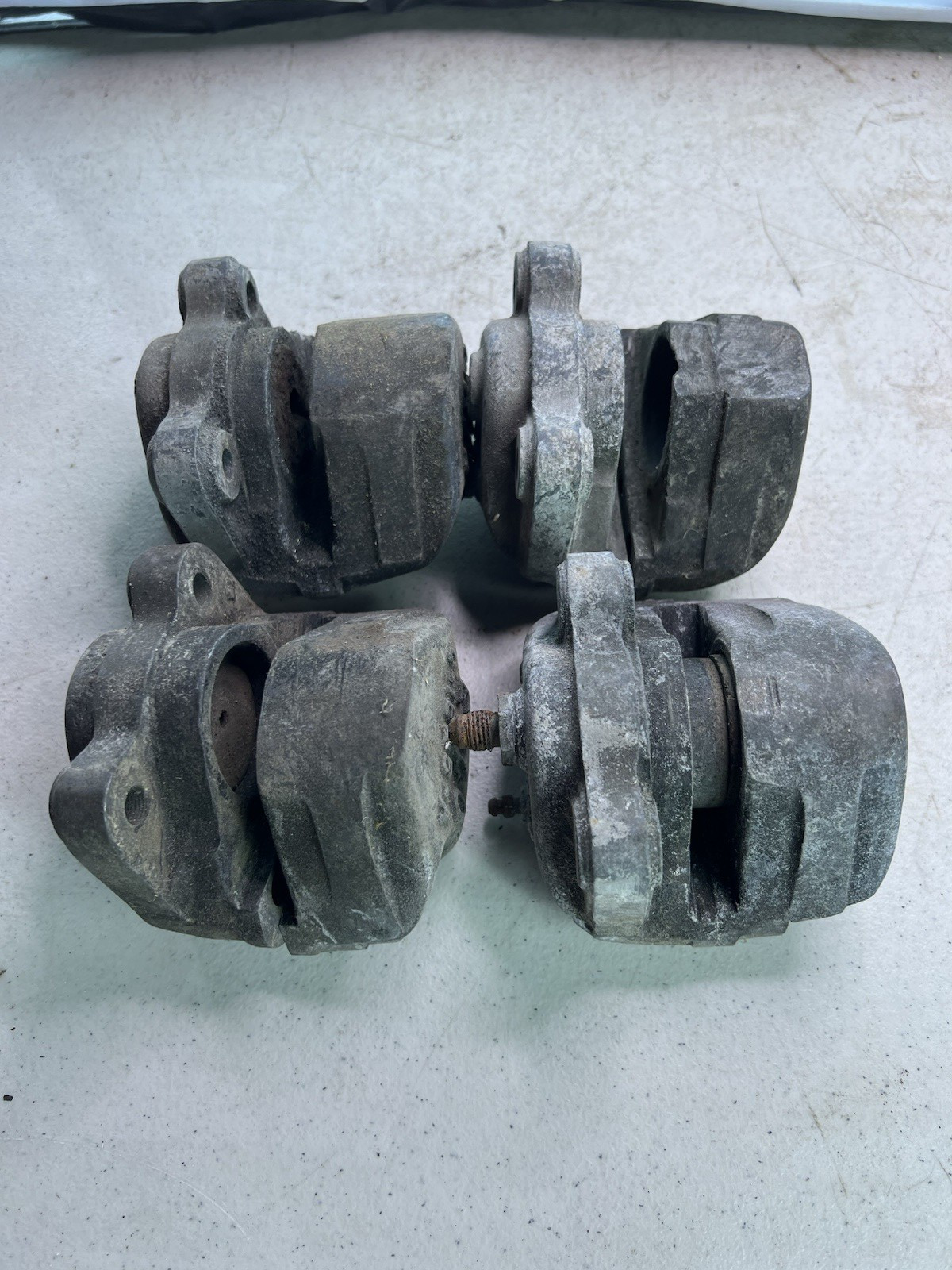 Vintage Racing EDCO  Brake Caliper Lot Set of 4 Rat Hot Rod SCTA Gasser Midget0