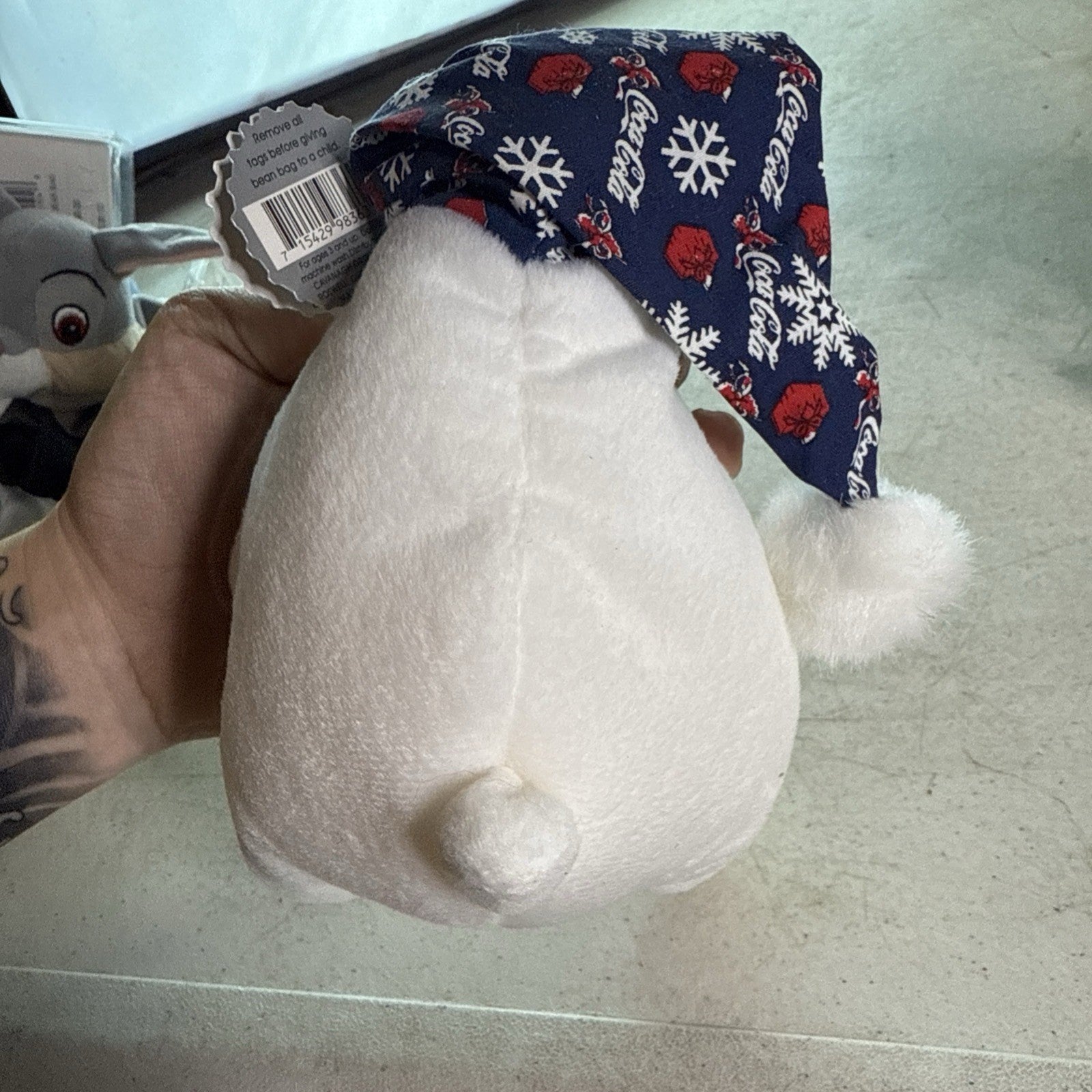 Coca Cola Plush Collection Lot of 3 White Bear 1999 Bean Bag Yellow Red Coke6