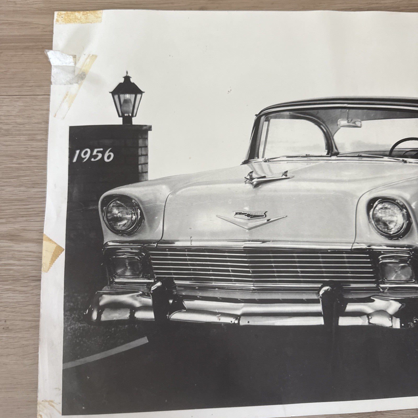 2 Original 1956 Chevy Car Official Dealership Promo Photographs1