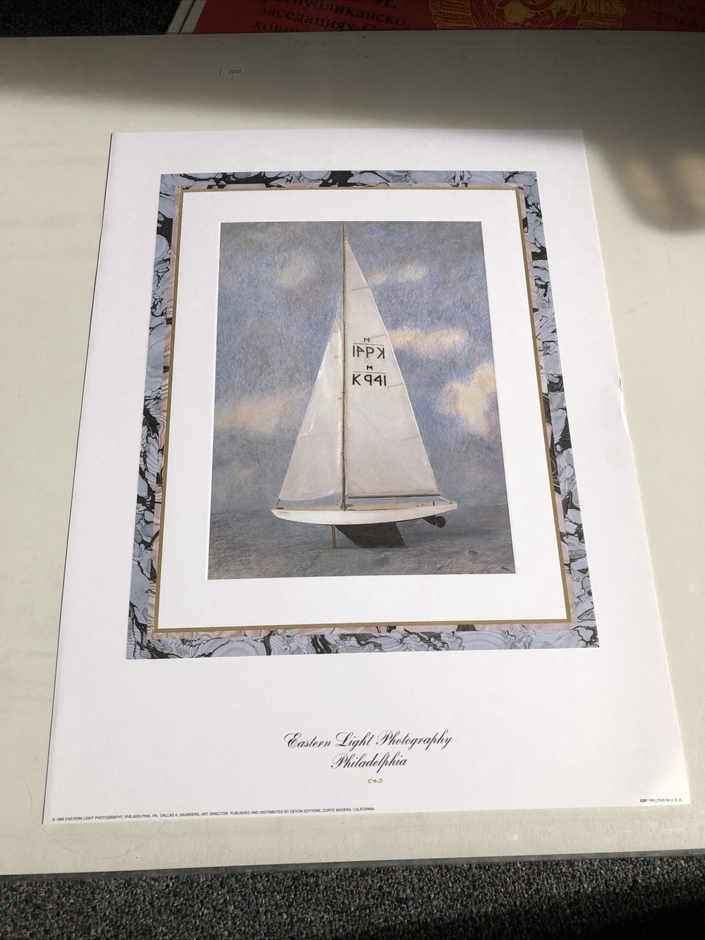 EASTERN LIGHT PHOTOGRAPHY PHILADELPHIA SAILING 24”x18”0