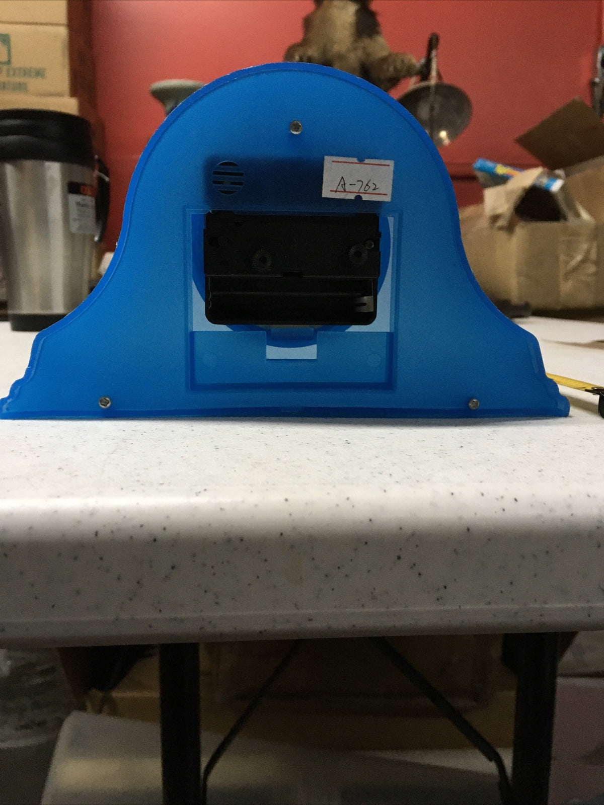 Vintage Blue Plastic 50s  Alarm Clock Untested Perfect For Kids, Kitchen,bedroom3