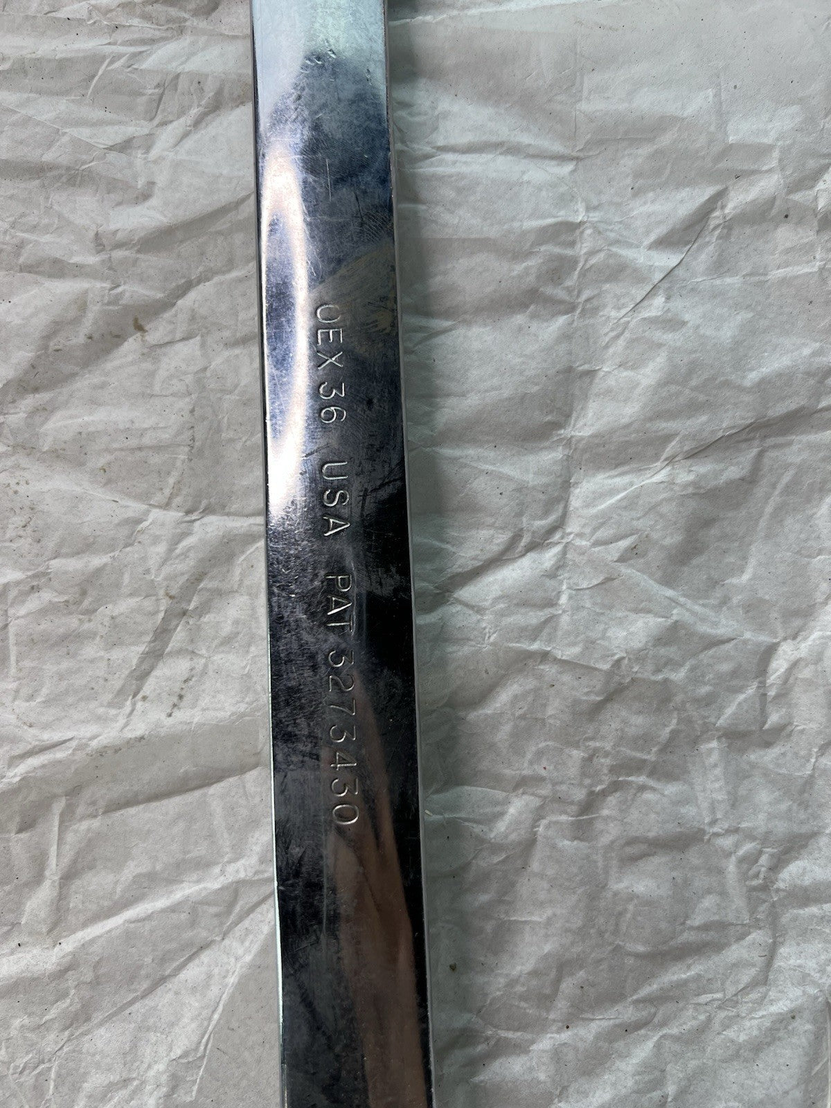 Vintage Snap-on 1-1/8” Open-End Wrench OEX36 USA Double End Tool1