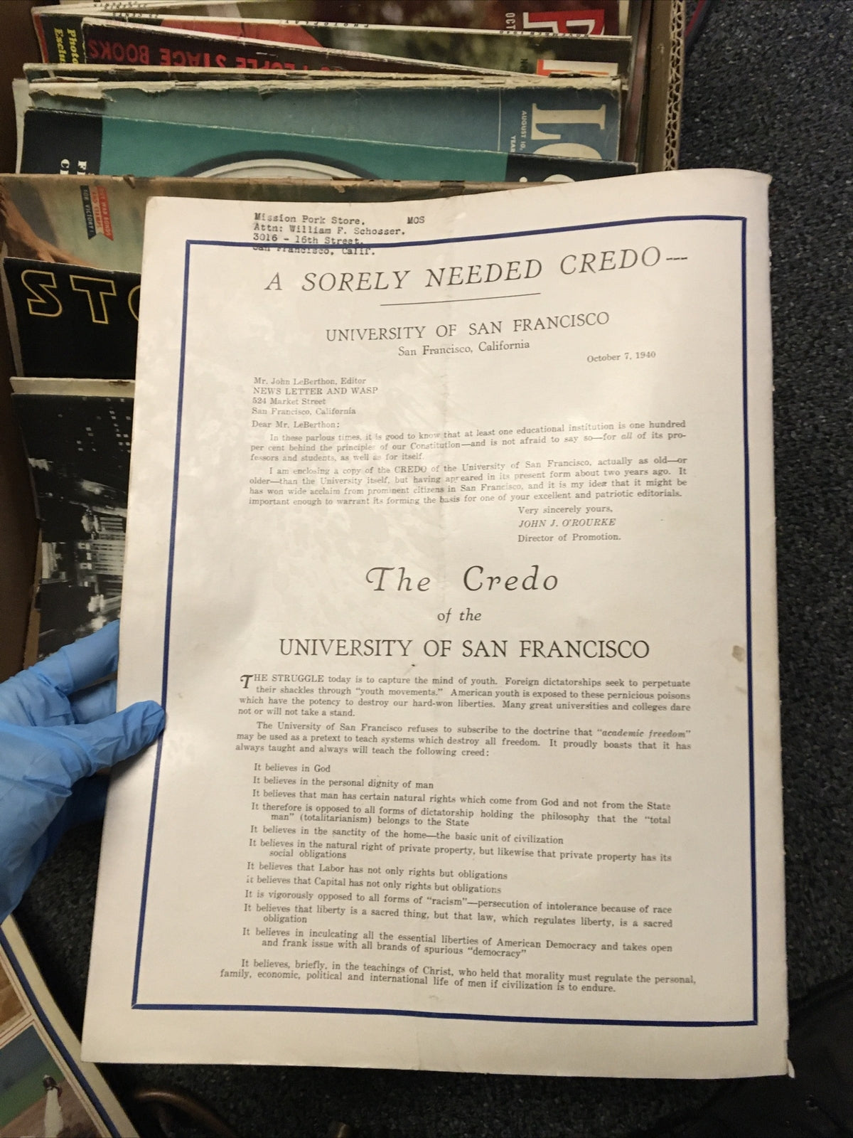 Vintage: News Letter And Wasp 1940 SF Oldest Weekly Paper Historic5