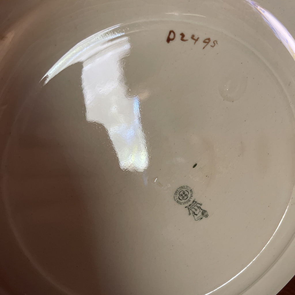 ANTIQUE ROYAL DOULTON 10.5” plate Sir John Falstaff art plate2