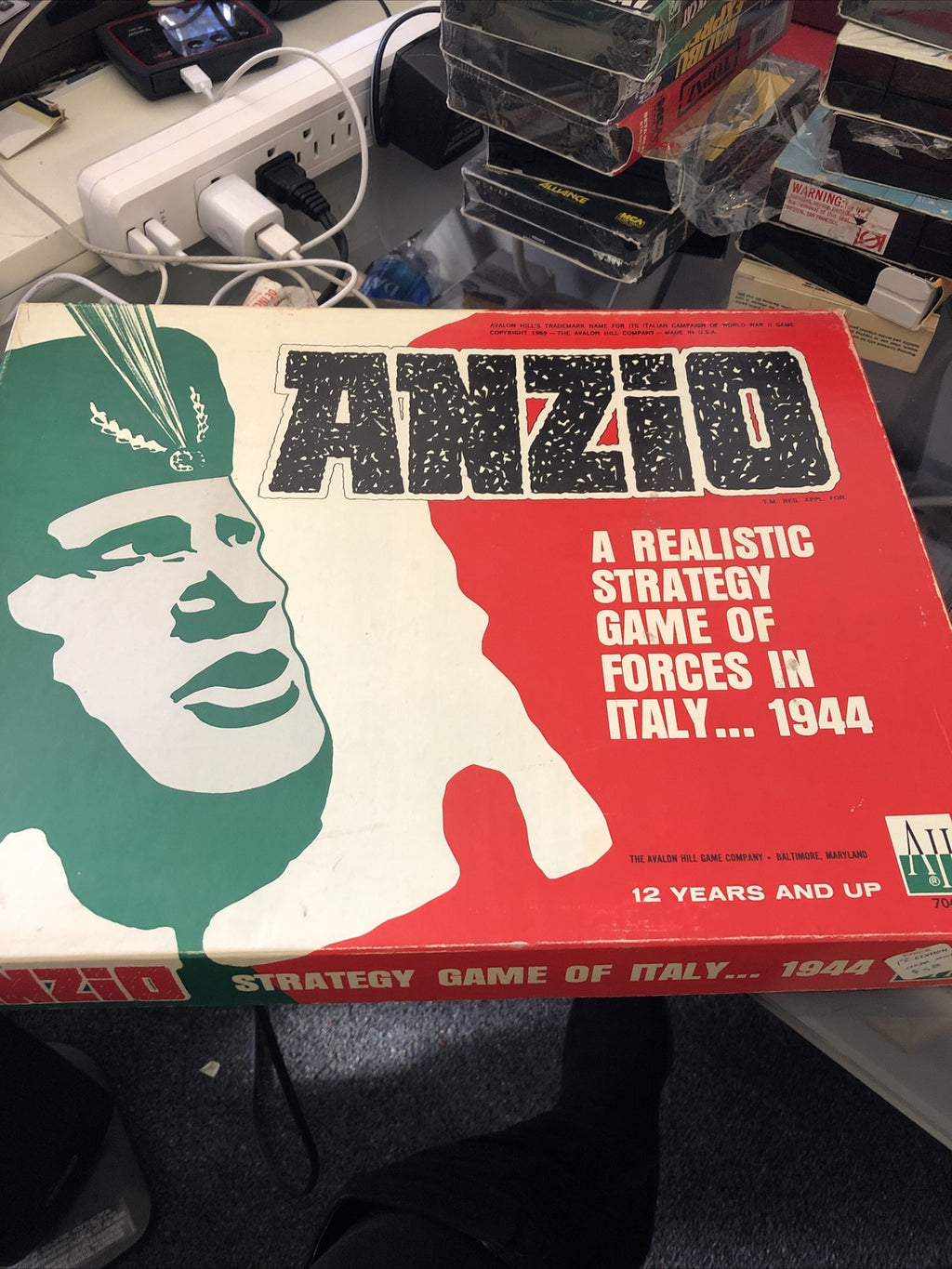 Anzio Avalon Hill Strategy Game Of Italy0