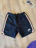 NIKE NSW SPORTSWEAR WMNS CANVAS SHORTS AR3010-010 Sz L BLACK NWOT0