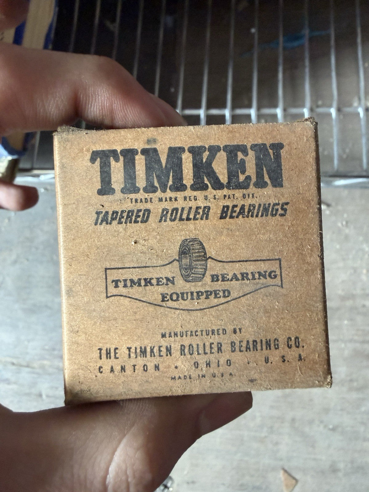 NOS Timken 09194 Tapered Roller Bearing Cup Race - Vintage Made in USA New0