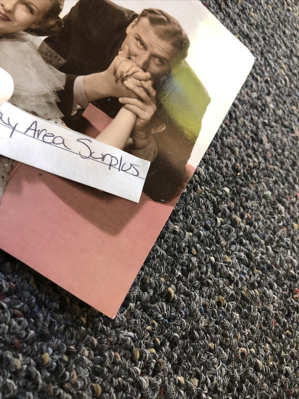 Rare Original Unpublished Photo Of Joan Bennett Misha Aur & Alan Mowbray 7”x5.5”1