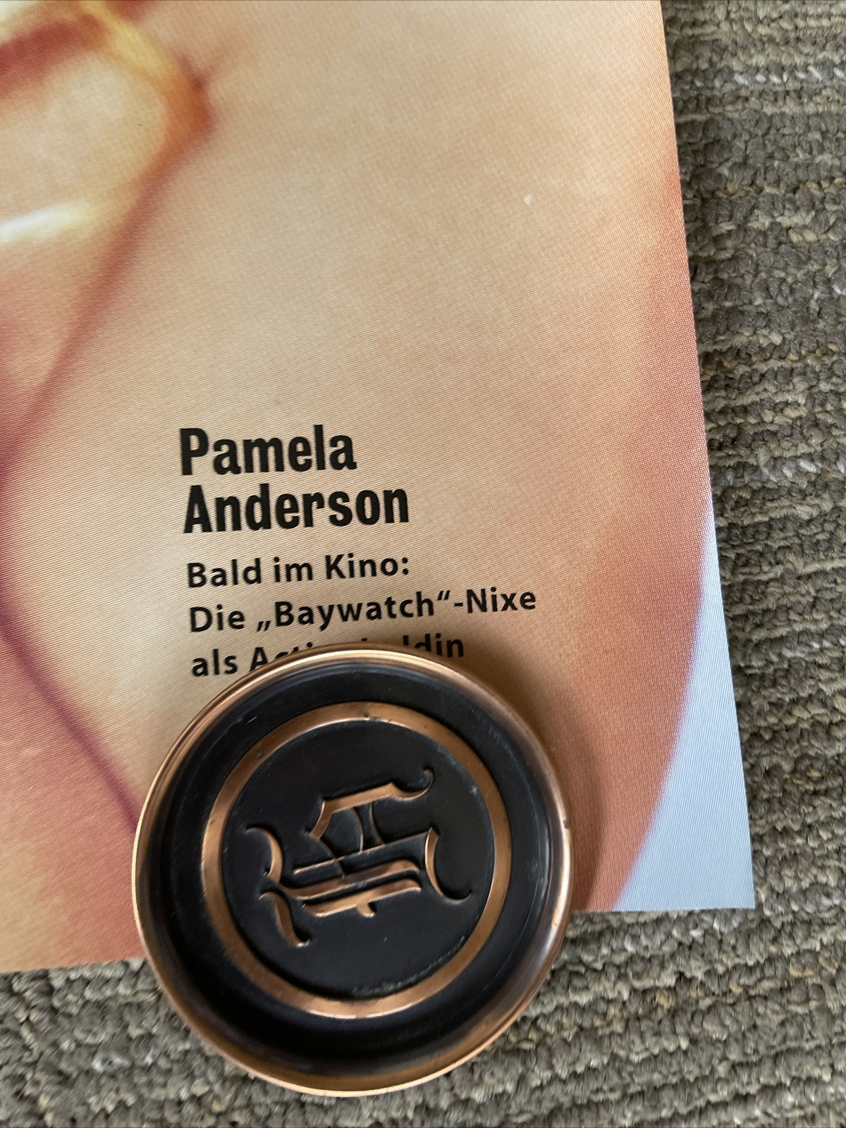 #146 1990s Pamela Anderson Magazine Advertising Poster Billboard Sweden 23”X 33”4