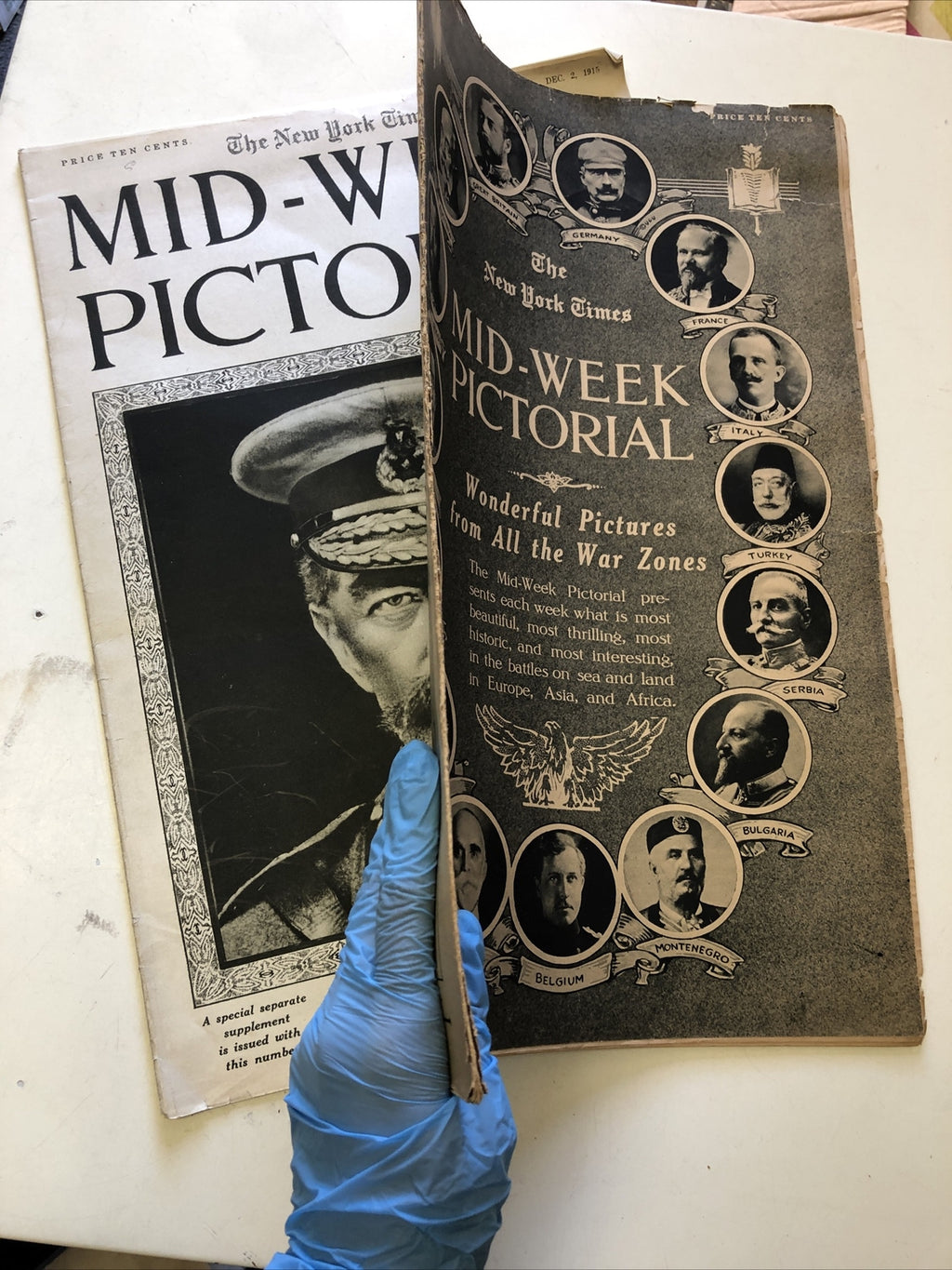 Lot 4: NEW YORK TIMES MID WEEK PICTORIAL MAGAZINE 1915-1917 WWI WAR NEWS PHOTOS8