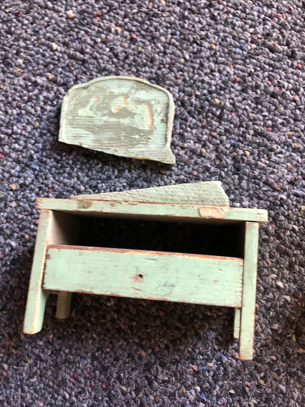 Antique Dollhouse Furniture Doll House Accessories Lot Of 35