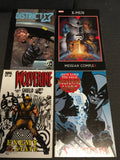 Lot of 4 Marvel Comic Books x-men;; District X;; Wolverine;; Marvel Knights0