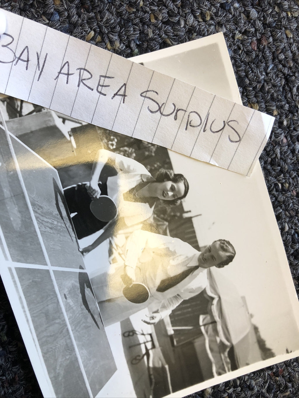 RARE Original Photo Of DAVID NIVEN & MERLE OBERON Playing Tennis Candid Shot 4x31