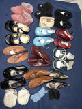 Lot of 16 Vintage Antique Doll Shoes and Shoe Accessories 0
