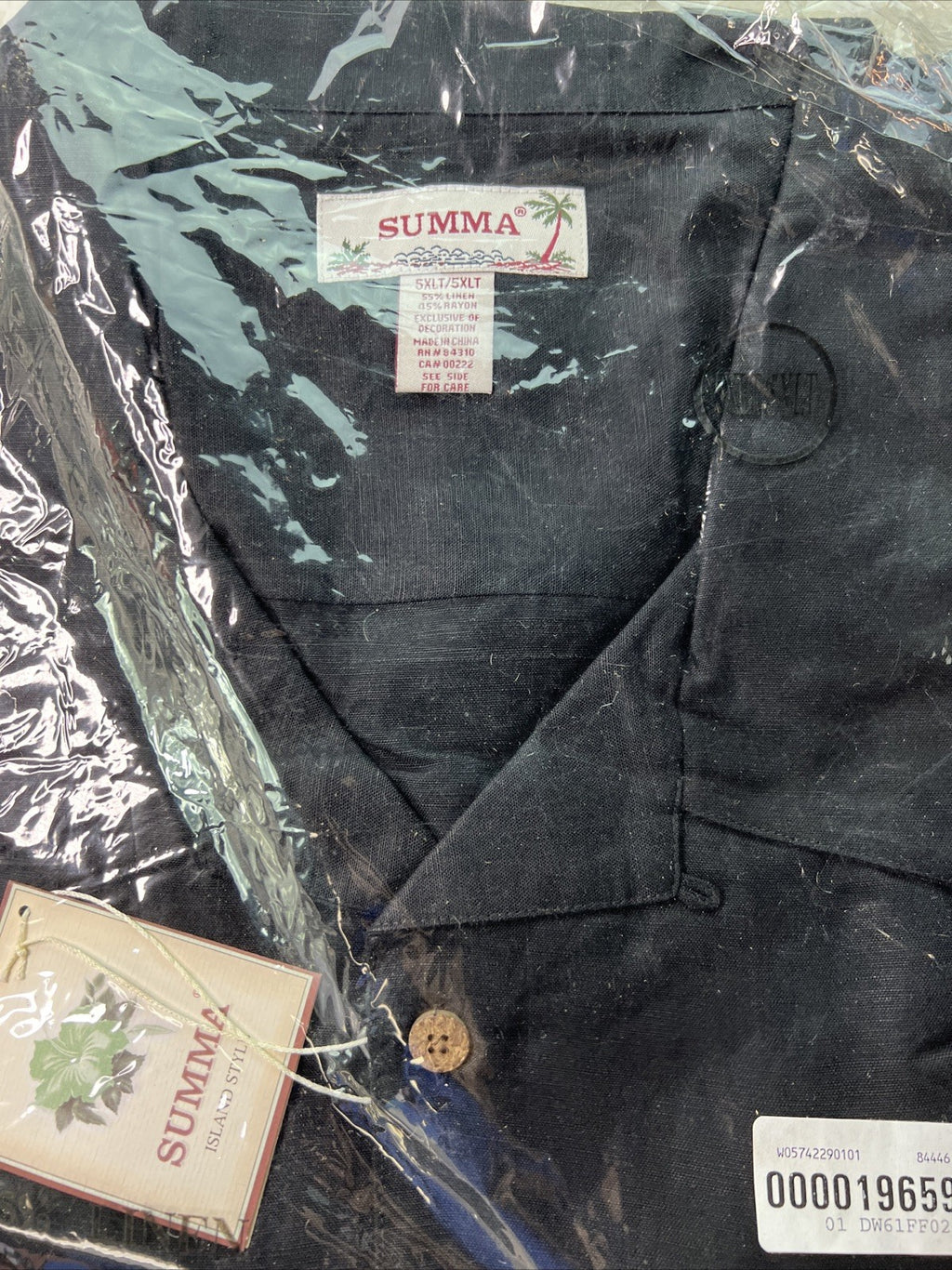 Summa Men’s Cotton Button Up Shirts 5XL Large Lot Of 22