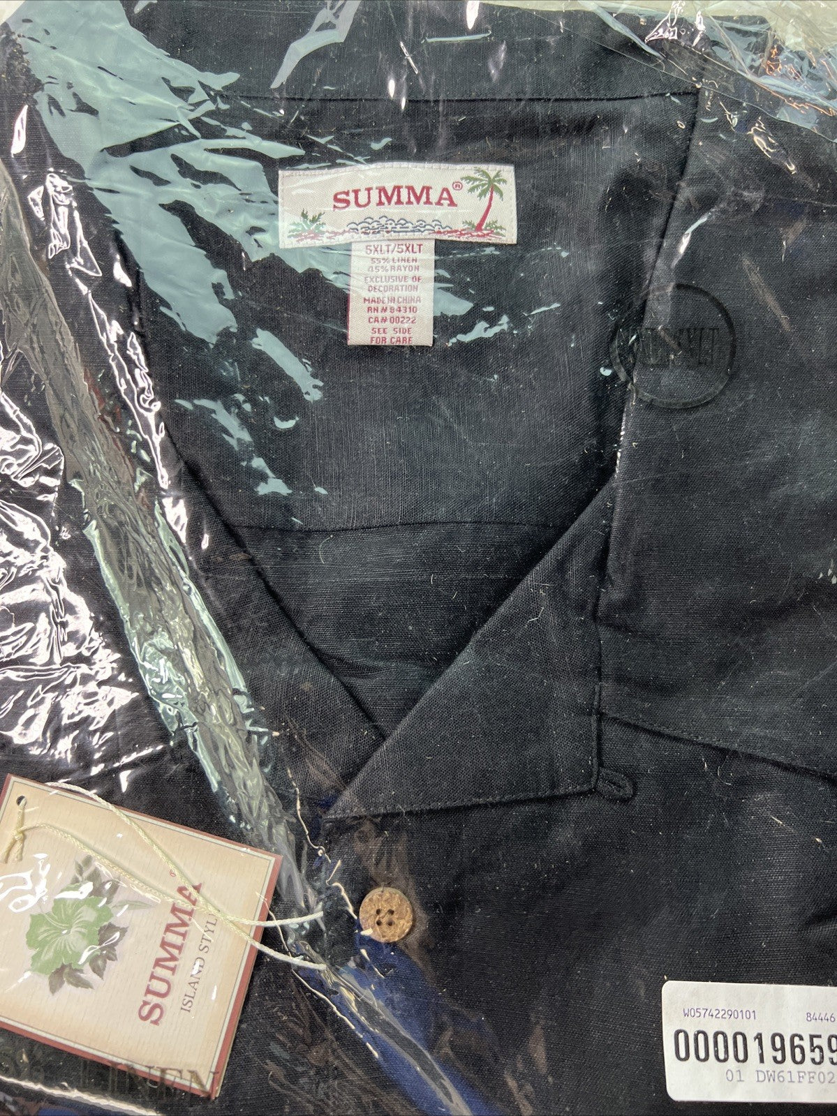 Summa Men’s Cotton Button Up Shirts 5XL Large Lot Of 22
