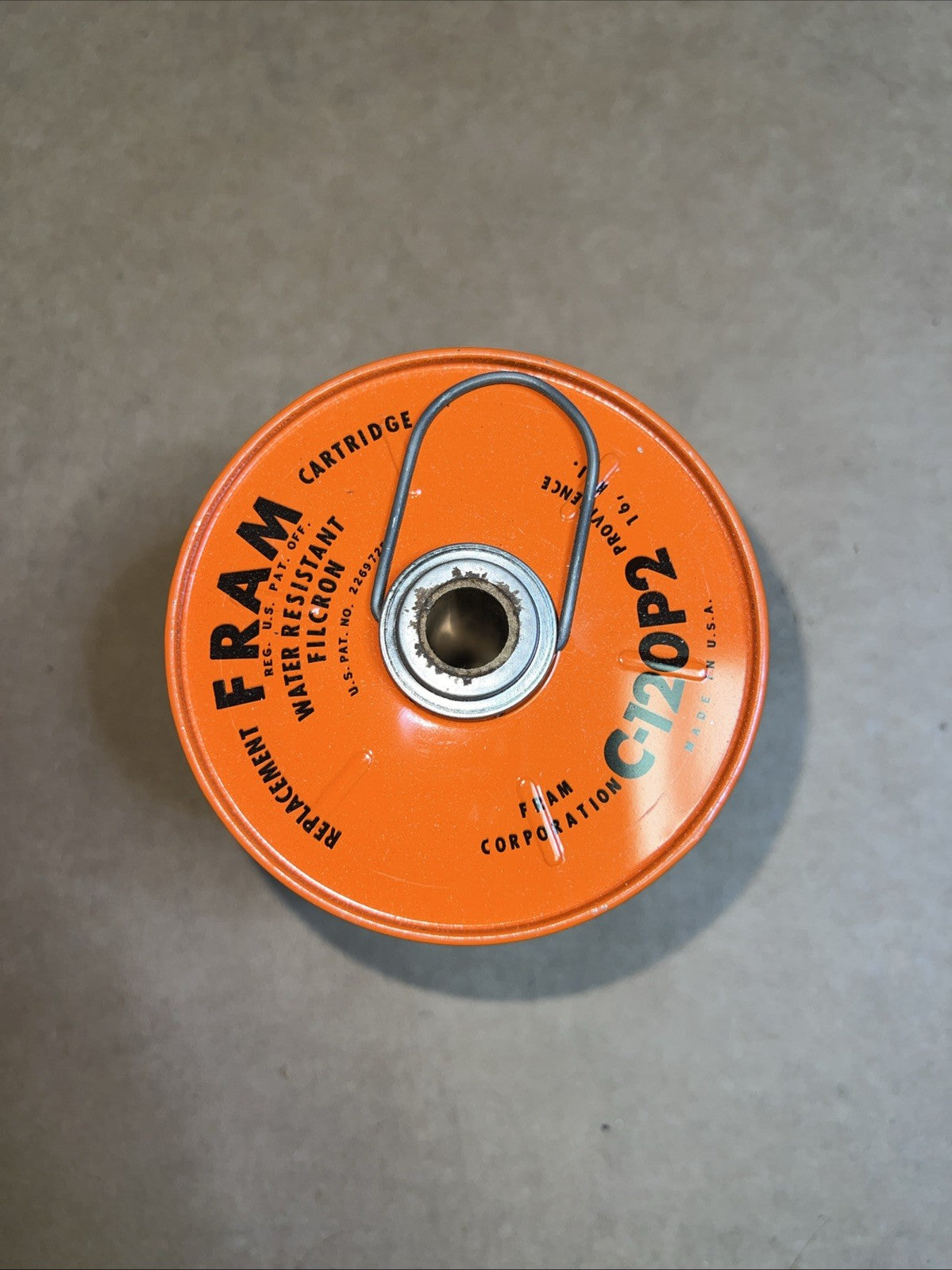 Vintage USA Fram C-120P2 Filter Replacement Cartridge NOS4