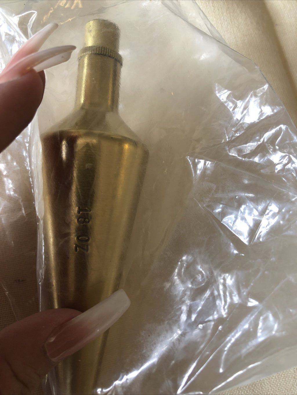Vintage Brass Plumb Bob 18 OZ1