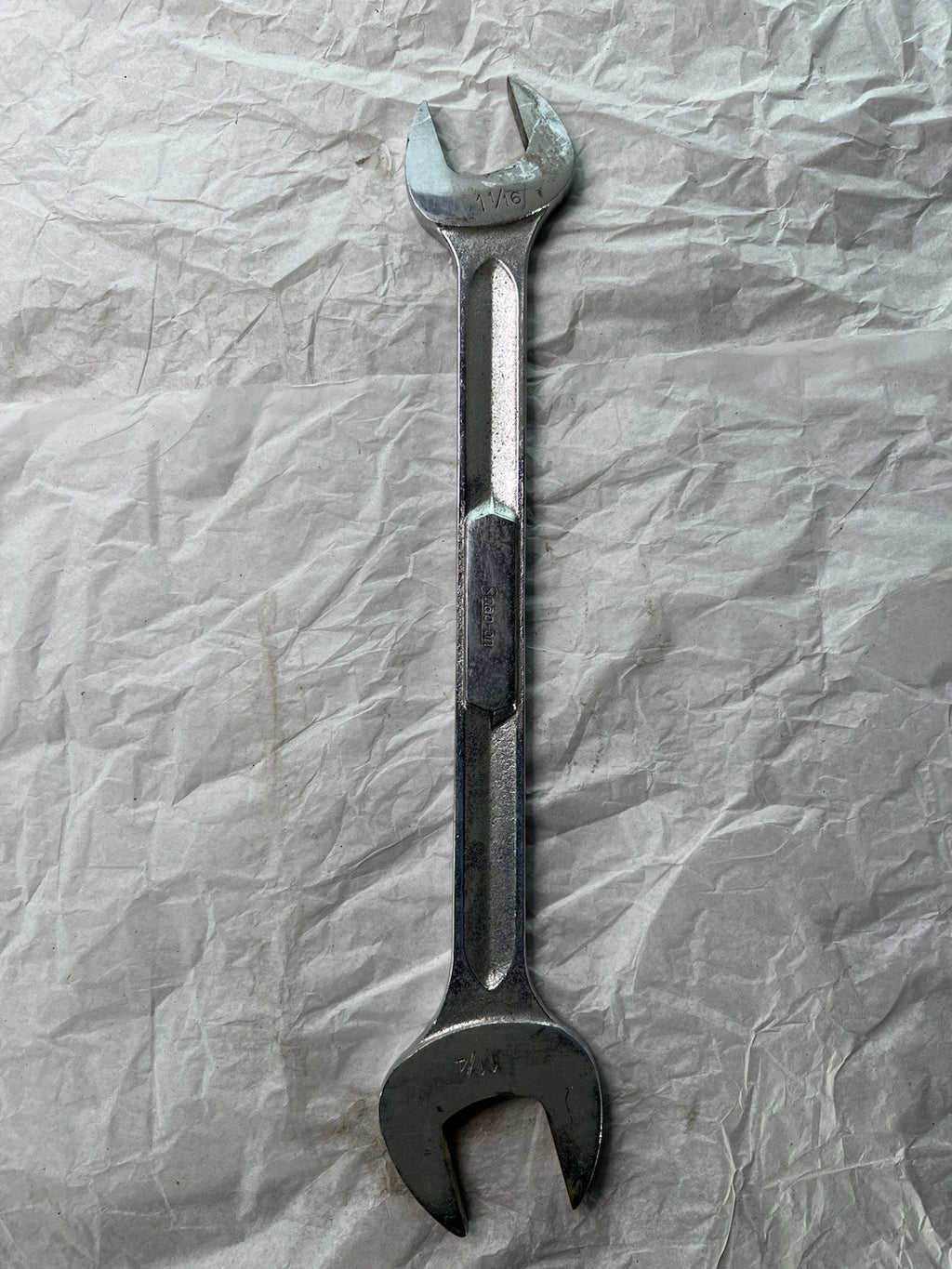 Vintage Snap-on 1-1/16" Open-End Wrench V3240 USA Double End Tool0