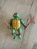 Teenage Mutant Ninja Turtles 1988 Raphael Soft Head TMNT 1 Original Sai VTG Rare0